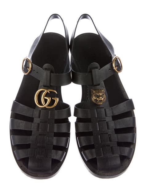 gucci ruber sandal|Gucci rubber sandals sale.